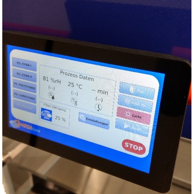 Incinta cianoacrilat, cu control electronic al procesului de relevare urme papilare - volum util 264 Litri